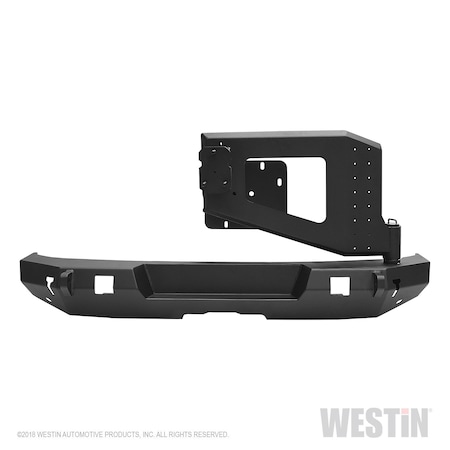 Westin WJ2 Rear Bumper w/Tire Carrier 59-82015